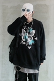 2023春季休闲潮日系宽松连帽卫衣男女ins潮牌T恤WY12P55，男装卫衣，星座101A-1