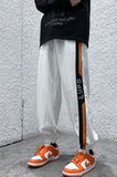 2023春夏装松紧腰港风缩脚卫裤男运动裤休闲裤KK31-KK37-P45，男装休闲裤，星座101A-1