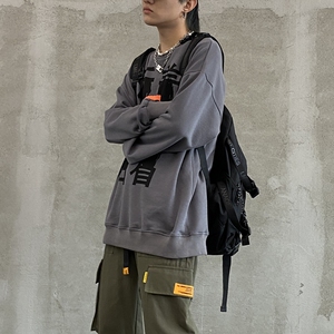 2023春季休闲宽松卫衣男女潮流ins高街时尚个性印花T恤 WY10 P49图片