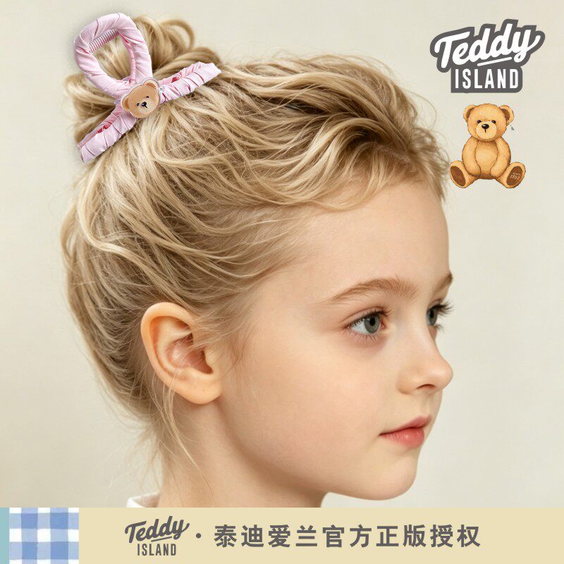 正版泰迪爱兰teddy韩国新款抓夹可爱卡通后脑勺鲨鱼夹扎发抓发夹