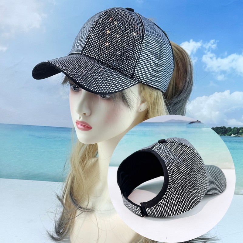 韩版星空水钻奢华高端镂空棒球帽子女夏季户外百搭遮阳鸭舌空顶帽,服饰配件/皮带/帽子/围巾,帽子,淘宝优惠券,粉丝福利购,淘宝优惠卷