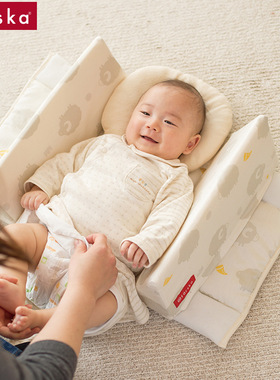 日本Farska婴儿床中床宝宝枕头防宝宝乱动防压便携式睡床床上床