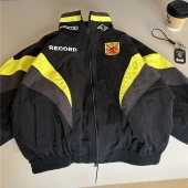 韩版 2026春季 男童宽松休闲外套 夹克衫 男宝宝帅气字母拼色立领长袖