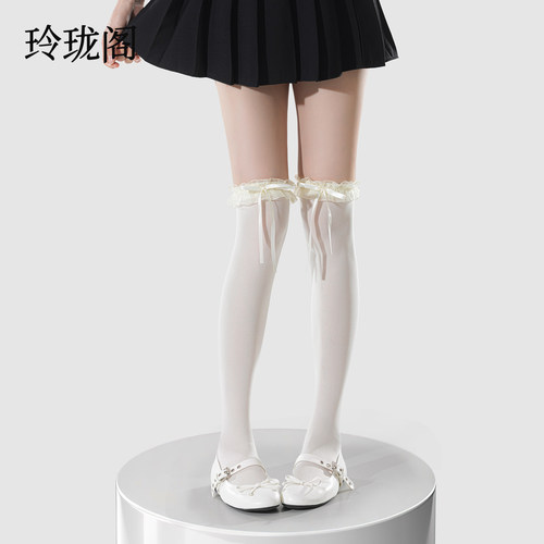 【日系萝莉长筒袜】蕾丝的娇俏感
