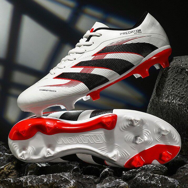 跨境2025新款AG长钉TF碎钉室外草地训练成人儿童青少年比赛足球鞋