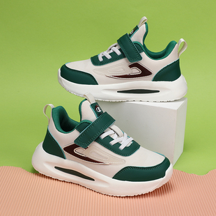 皮面/二棉/双网25-37男女童减震校园运动鞋956