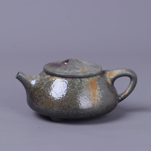 九木原矿紫砂纯手工柴烧壶