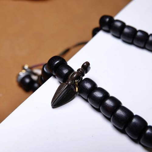 西藏托甲马头普巴金刚镢随身法器文玩纯手工DIY念珠手串小侧挂