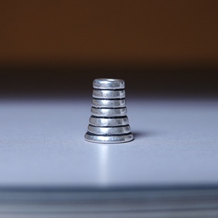 牧区白利马铜塔珠大孔道三通百搭配件文玩纯手工佛头佛塔念珠束尾