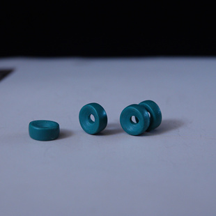 10mm原生态马蹄珠树脂料器隔片隔珠绿松石配饰民族风DIY小元素