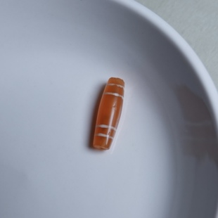 千年双线老红玉髓管珠全品文玩纯手工DIY念珠手链配珠一图一物