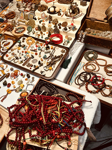 色达亚青老怀业佛珠手链原生态手链念珠原生态