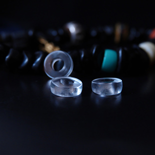 8.5mm11.5mm散珠纯手工料器隔片隔珠原生态民族风配饰DIY文玩