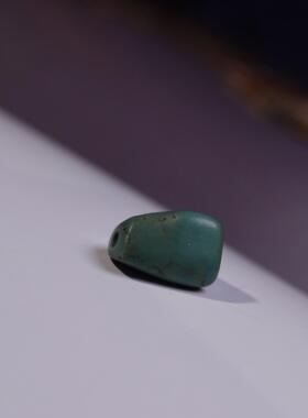 念珠手串配珠原矿绿松石