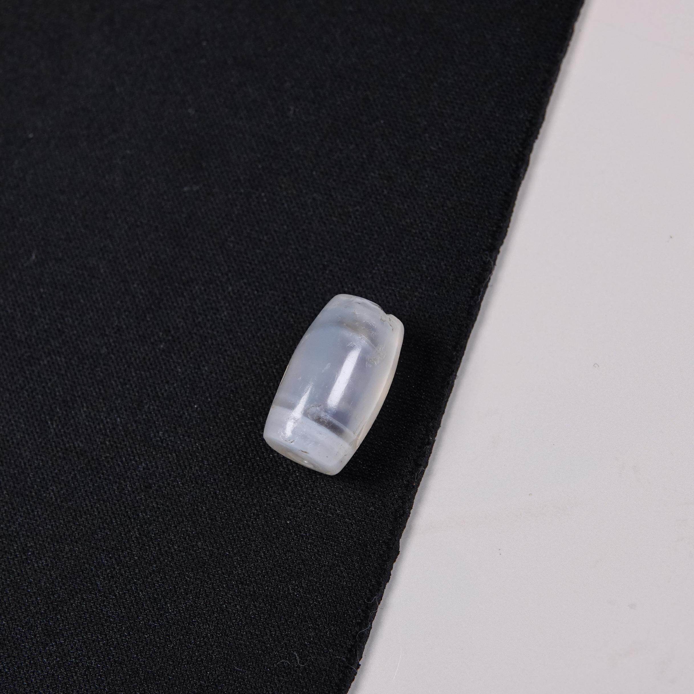 藏系天然老玛瑙桶珠包浆磨损细腻舒适文玩纯手工DIY念珠项链顶珠