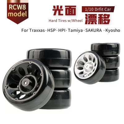 模型车光头漂移轮胎轮毂六角12mm适合HPI Racing 1比10平跑车RS4