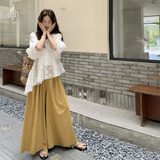 ~腰果花刺绣上衣+南瓜阔腿裤套装1251-P165-控238，女装套装/套裙，2C121