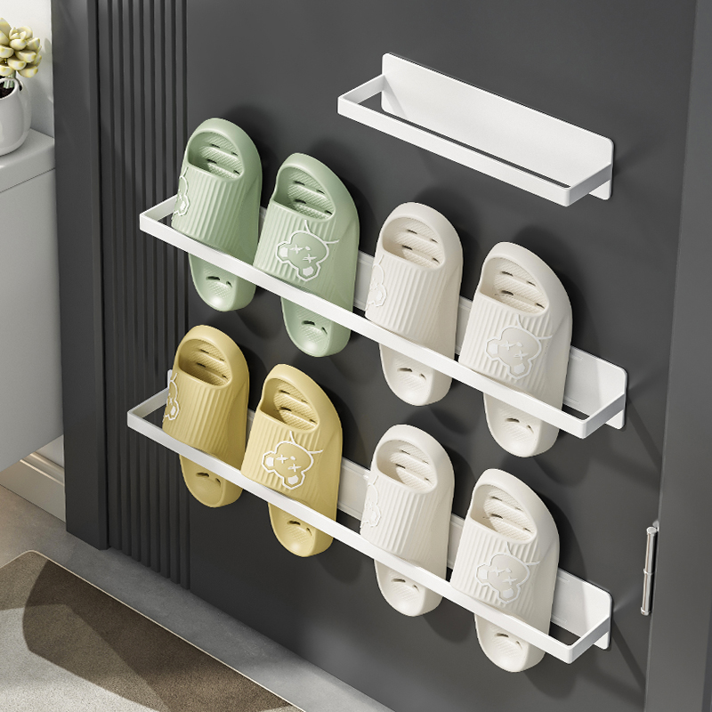 入户门拖鞋架门后磁吸拖鞋收纳