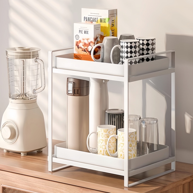 圣西陶免安装双层水杯沥水架