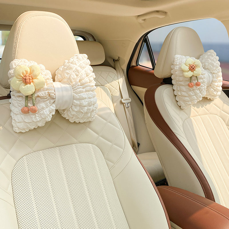 雅叮妮汽车可爱腰靠头枕