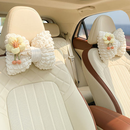 雅叮妮汽车可爱腰靠头枕