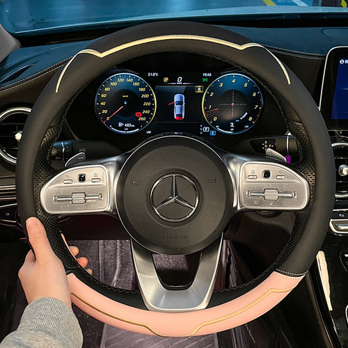 方向盘套四季皮革冬季毛绒可选