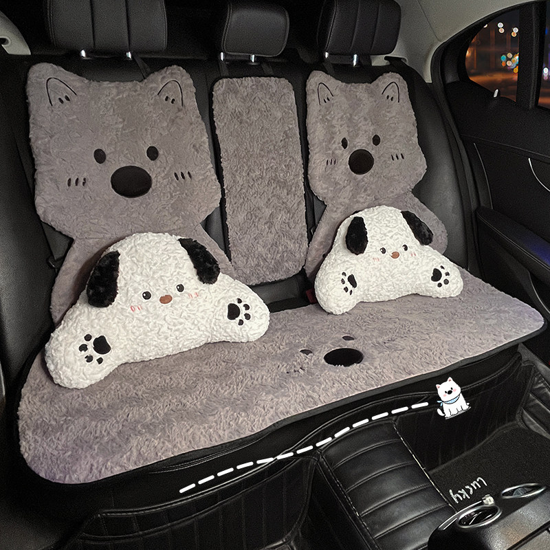 汽车坐垫冬季加厚毛绒保暖女士车内可爱西高地车载装饰卡通座椅垫,汽车用品/电子/清洗/改装,通用座套/座垫,淘宝优惠券,粉丝福利购,淘宝优惠卷