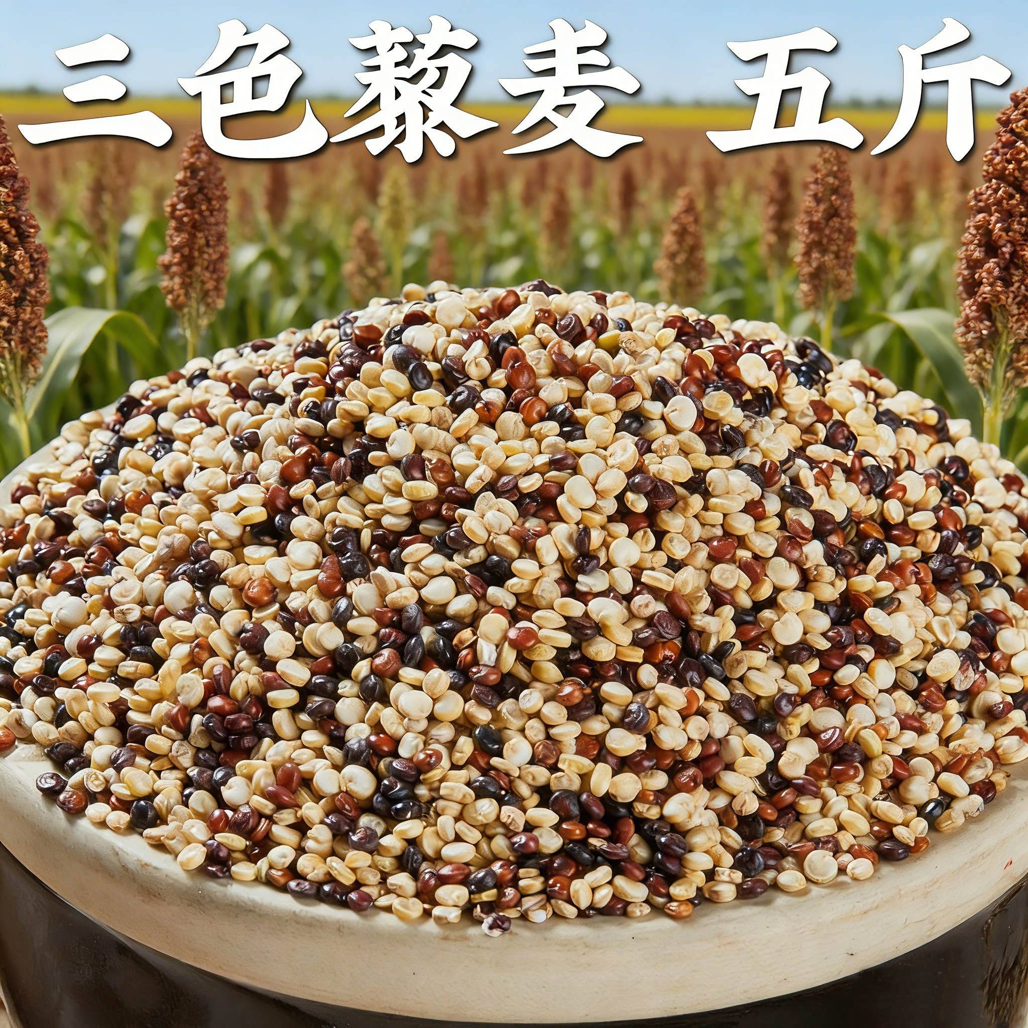青海新米三色藜麦营养代餐沙拉