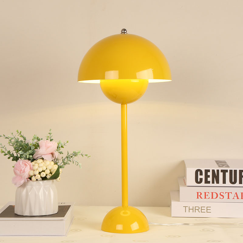花苞灯后现代极简约创意台灯丹麦设计师卧室宿舍床头氛围蘑菇台灯