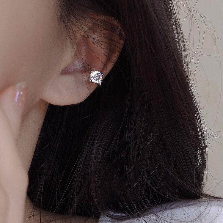 纯银耳夹无耳洞女小众简约冷淡风图片