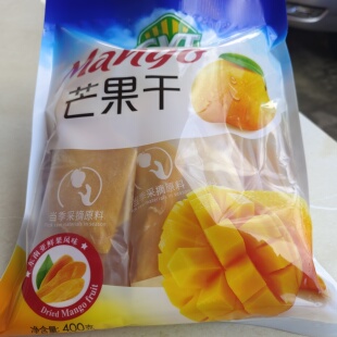 越南特色中越泰CVT芒果干400克 即食芒果条独立包装 方便携带包邮