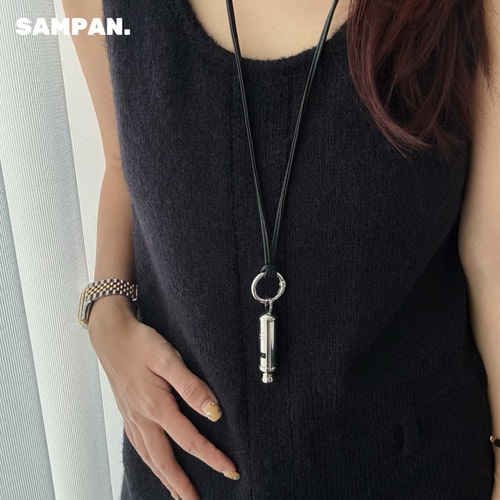 SAMPAN小众高级感口哨毛衣链