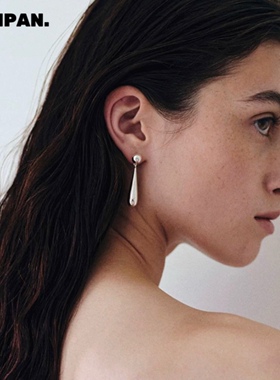 925银针韩国bornete同款Sophie Buhai小众设计水滴耳环女简约耳钉