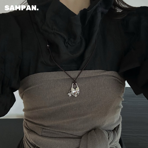定制ssil特别版黄铜镀银项链