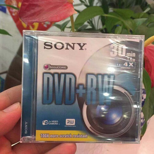 索尼可擦写DVD+RW摄像机专用盘