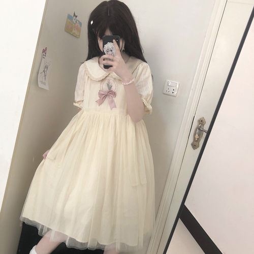 法式连衣裙百搭连衣裙女