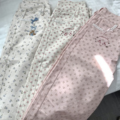 女 宽松高腰显瘦休闲裤 原创日系小个子甜美碎花直筒牛仔裤 女春夏款