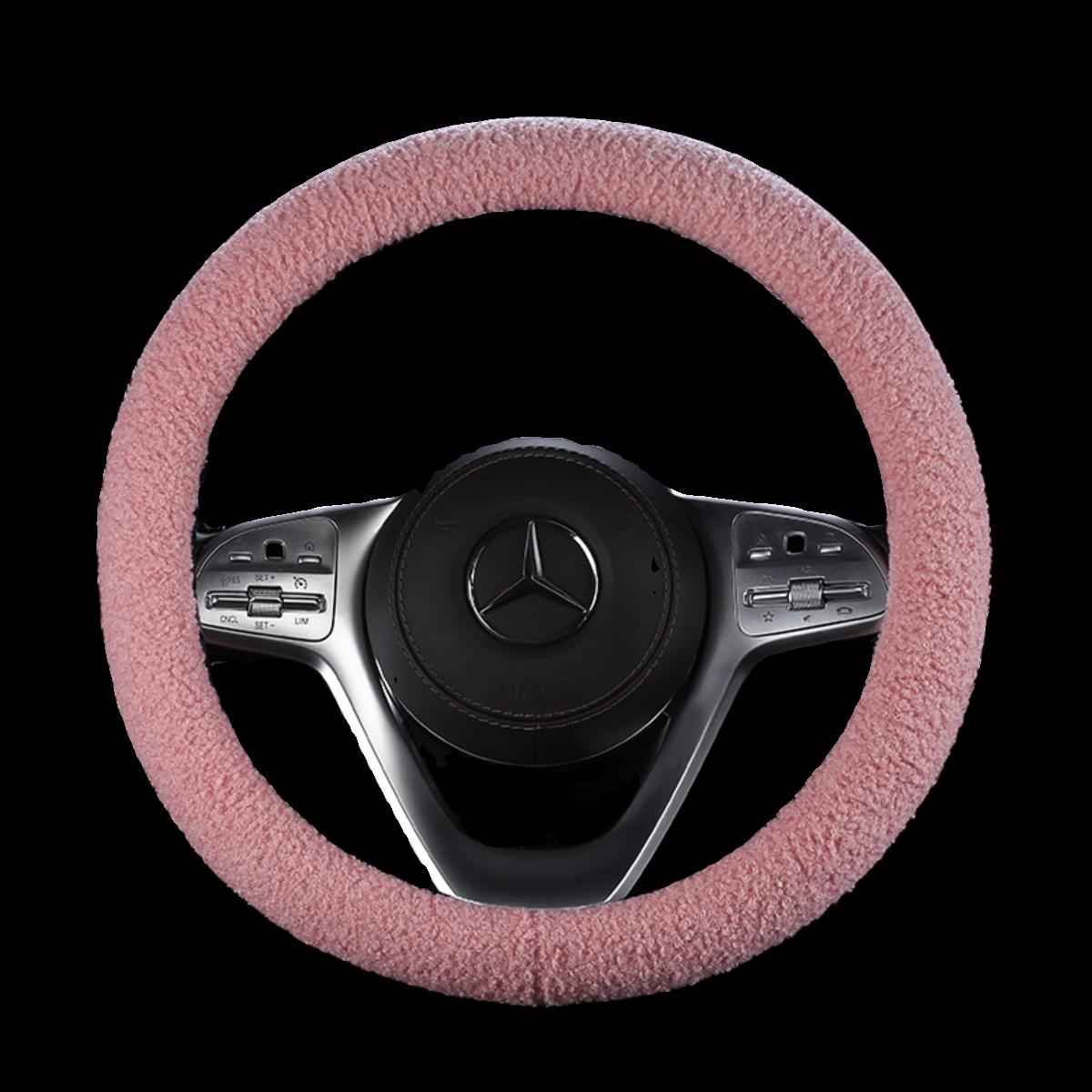 新款汽车方向盘套冬季毛绒D型大众宝来捷达速腾朗逸高尔夫女