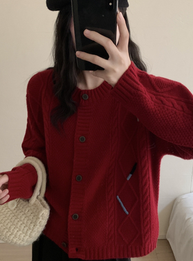 MUUTIS牧缇-形撞色保暖厚实全羊毛保暖毛衣（含100绵羊毛）36502-