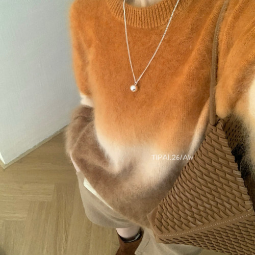 TIPAI-上新吊染拉绒独特颜色柔软舒适针织衫0820lb