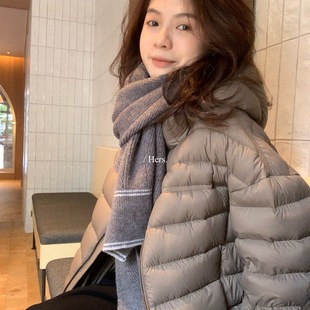 Hers-标大排骨连帽保暖羽绒服外套（含90白鸭绒）(有质检报告)927