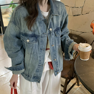 SUSAN 1春 26年早春韩系百搭气质牛仔外套7057