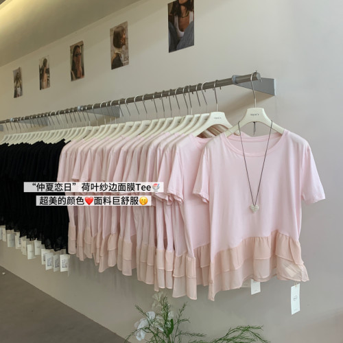 HERE‘S-爆款仲夏恋日心动系列面膜Tee档口主推销量款短袖T恤2668