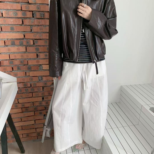 买手严选-泡菜馆-26年春款肆尔家机车风拉链设计皮衣6Z202607