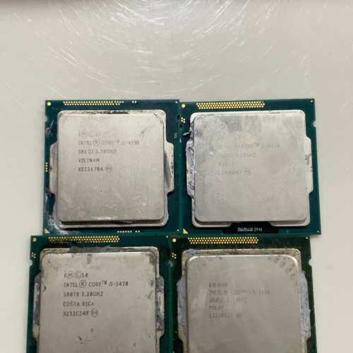 议价4个 I5 3470 I5 4590 I3 2100 CPU