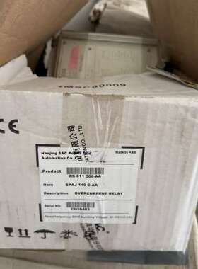 议价全新ABB SPAJ140 C-AA过流继电器 原装现货