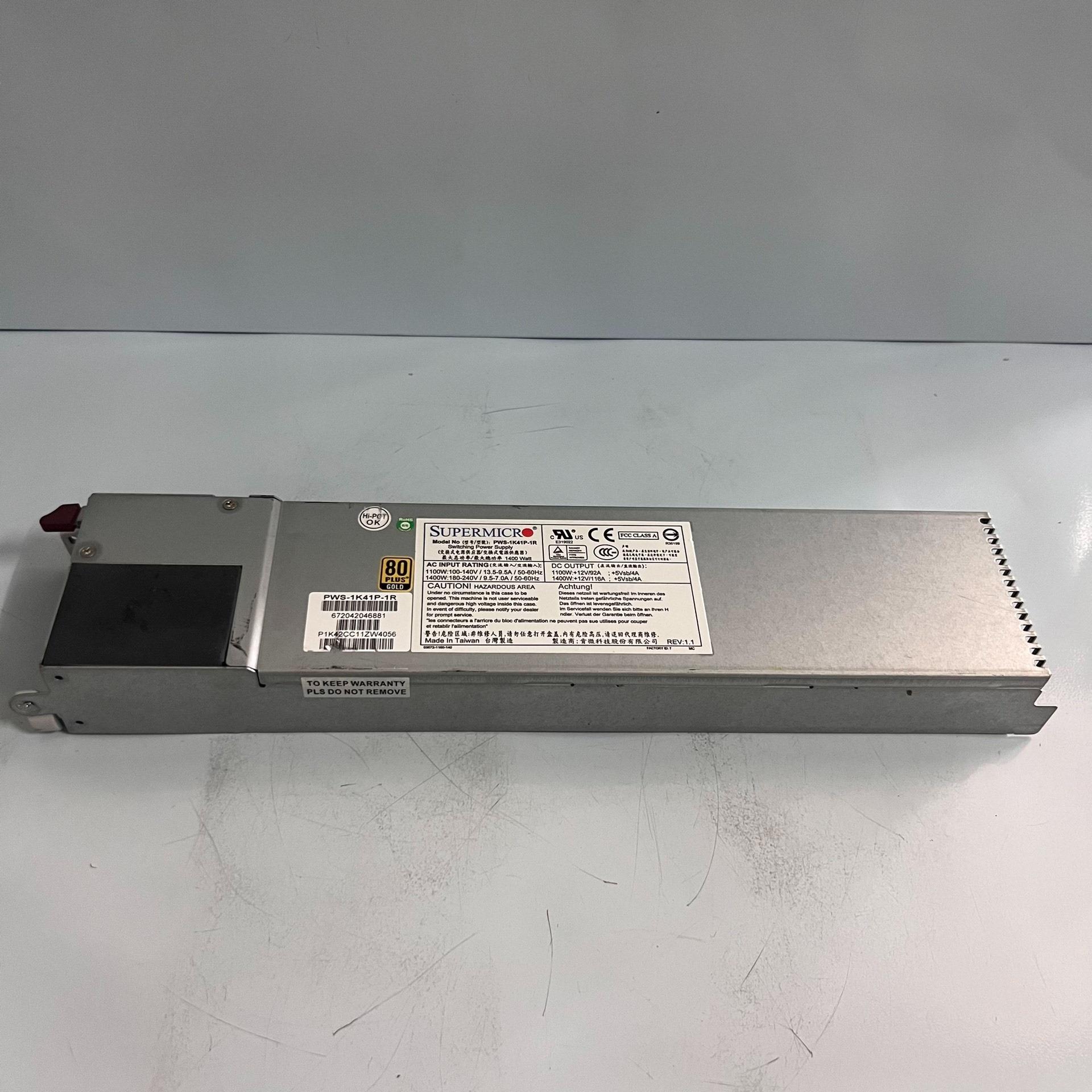 议价超微 PWS-1K41P-1R 1400W 电源模块 联想