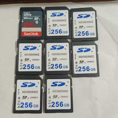 议价256SD内存卡，几乎全新100