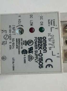 议价S82K-01505二手小型导轨安装开关电源，成色实图
