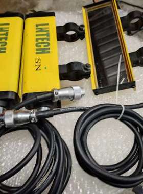 议价莱恩光电区域防护光幕光栅SNQ0620发光器和受光器带线，图